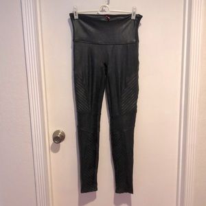 Faux leather Moto leggings